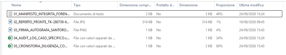 Fascicolo Digitale Probatorio